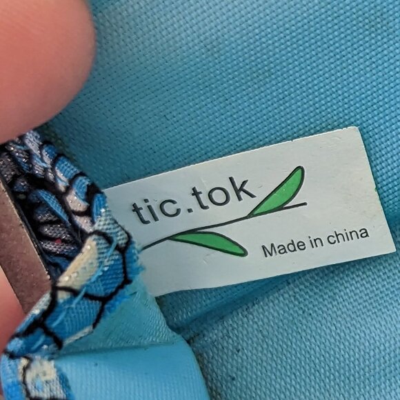 Tik Tok Lipstick Mini Bag Purse Floral Retro Mod Collectible Miniature - Picture 7 of 7